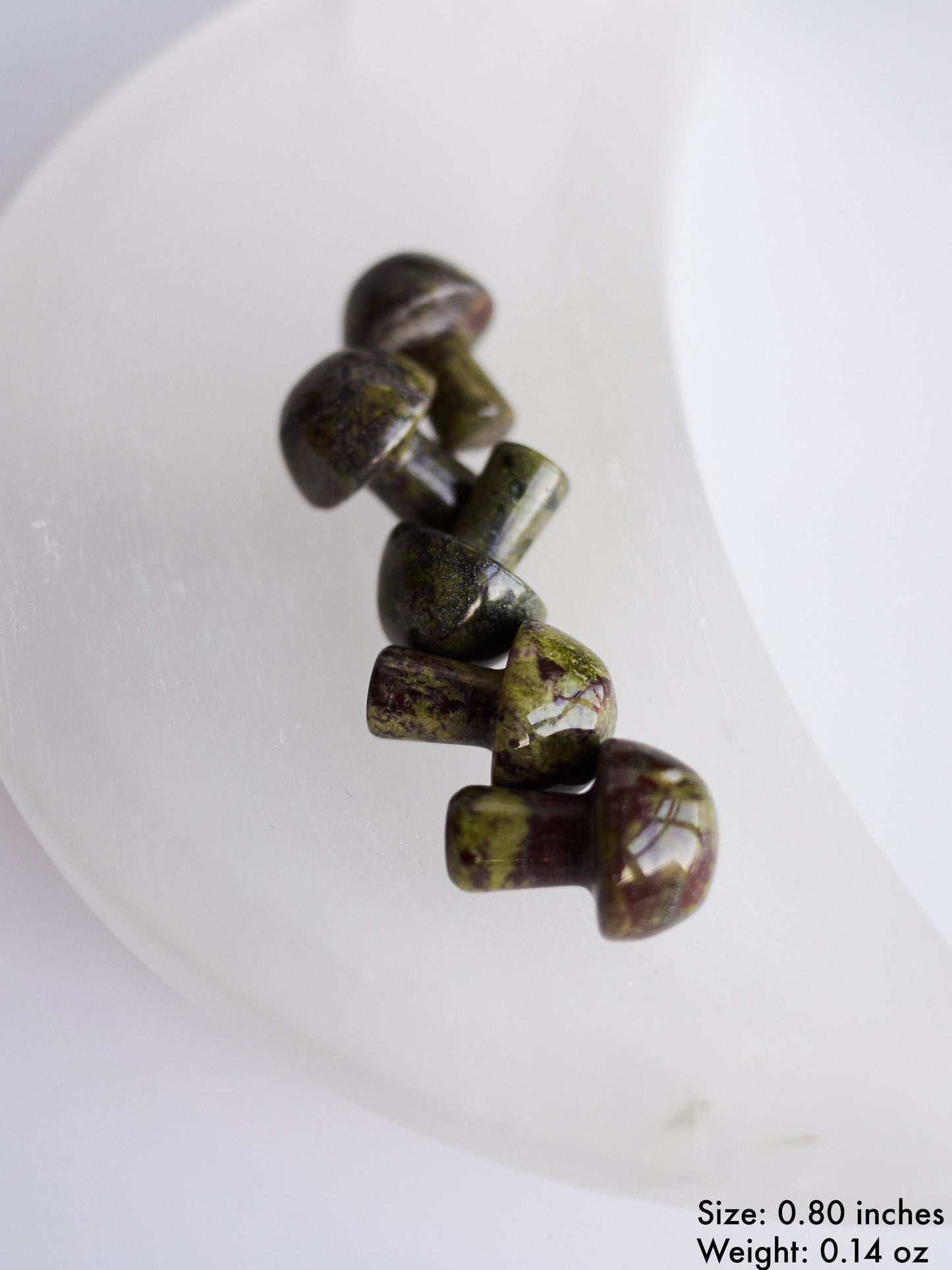 Small Dragon Stone Mushroom Carving