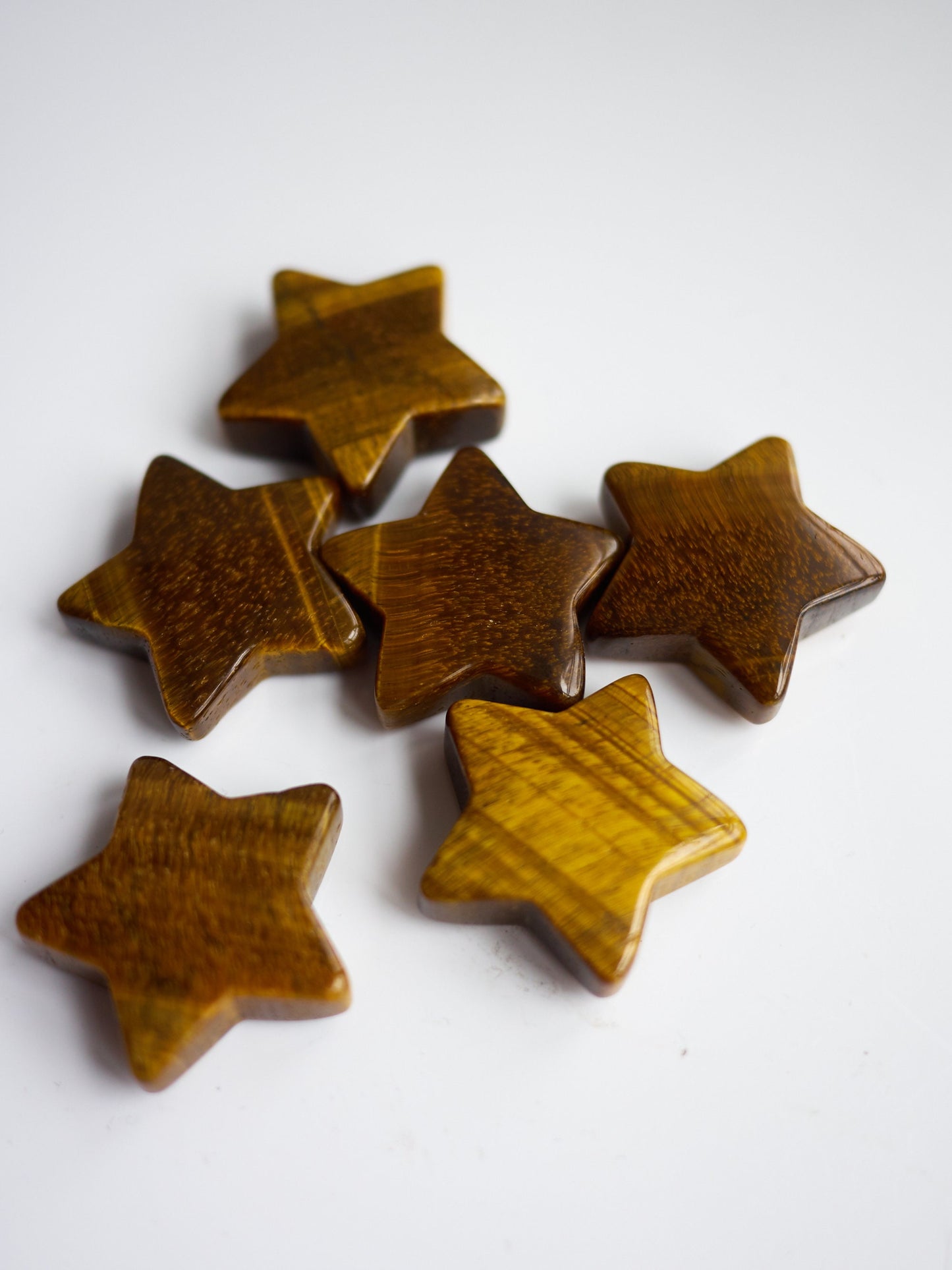 Small Tiger Eye Star Carving