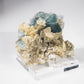 Fluorite, Chalcopyrite, Quartz, Calcite from Yindu Mine, China