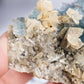 Fluorite, Chalcopyrite, Quartz, Calcite from Yindu Mine, China