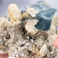 Fluorite, Chalcopyrite, Quartz, Calcite from Yindu Mine, China