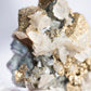 Fluorite, Chalcopyrite, Calcite from Yindu Mine, China