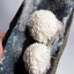 Mordenite, Apophyllite, Blue Chalcedony Geode from India