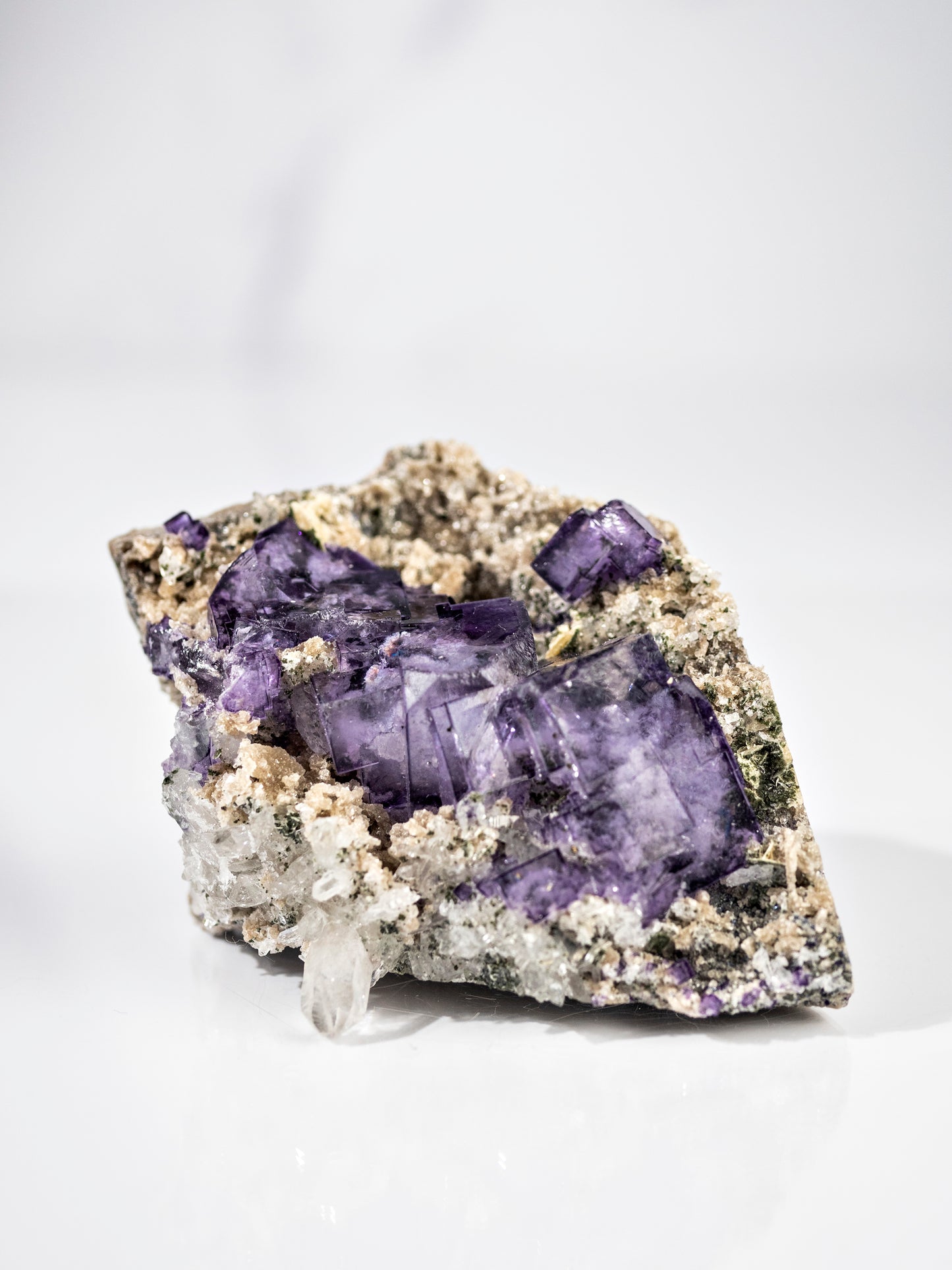 Fluorite and Quartz from Yaogangxian Mine, China