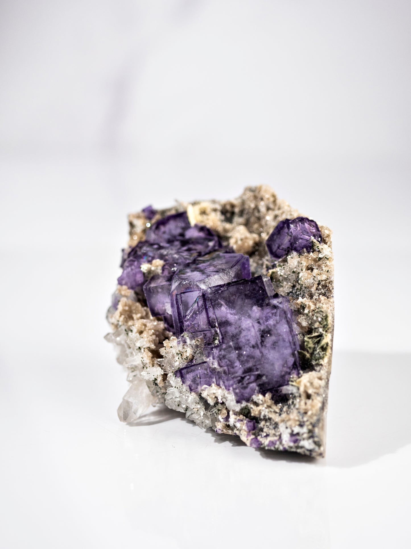 Fluorite and Quartz from Yaogangxian Mine, China