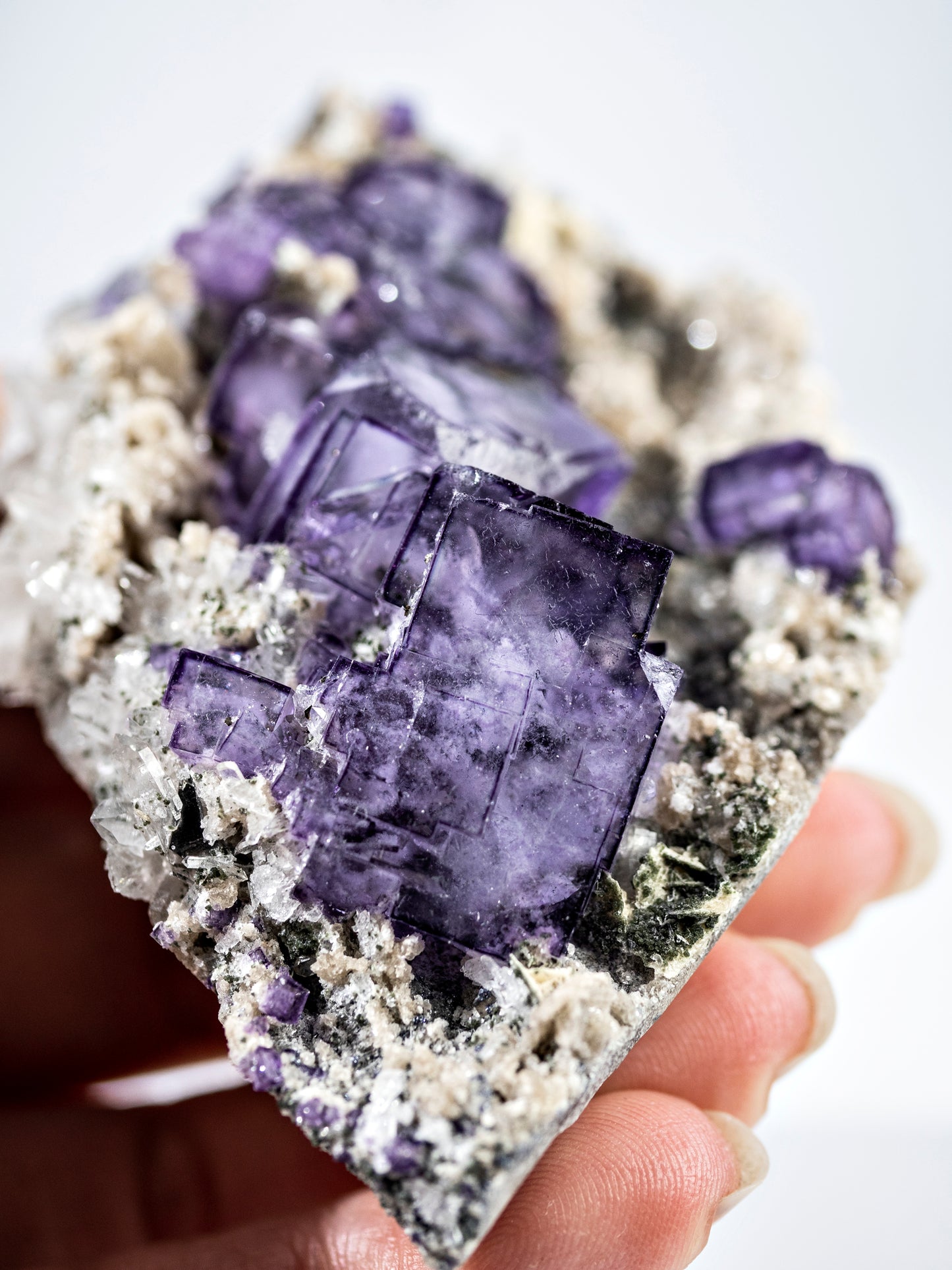 Fluorite and Quartz from Yaogangxian Mine, China