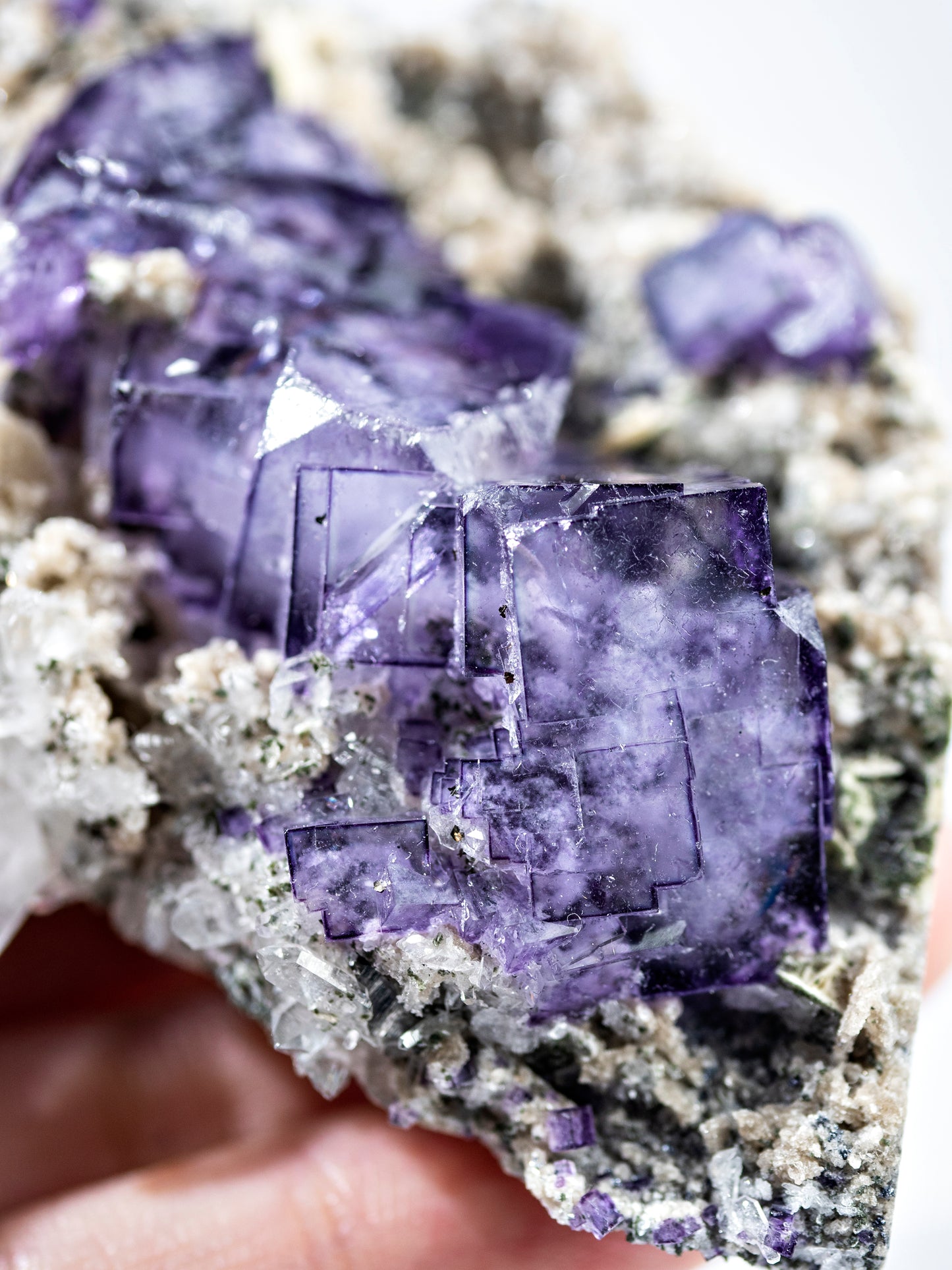 Fluorite and Quartz from Yaogangxian Mine, China