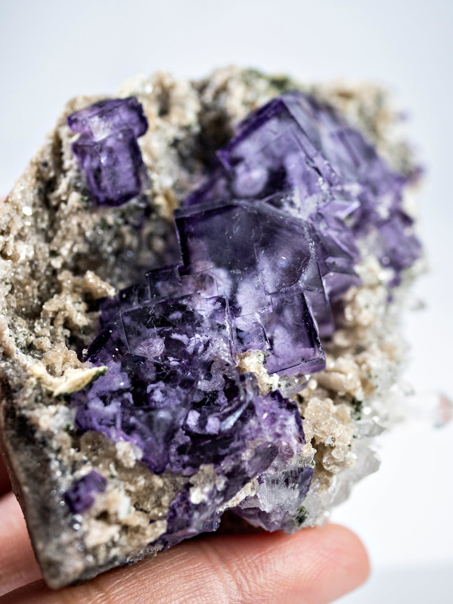 Fluorite and Quartz from Yaogangxian Mine, China