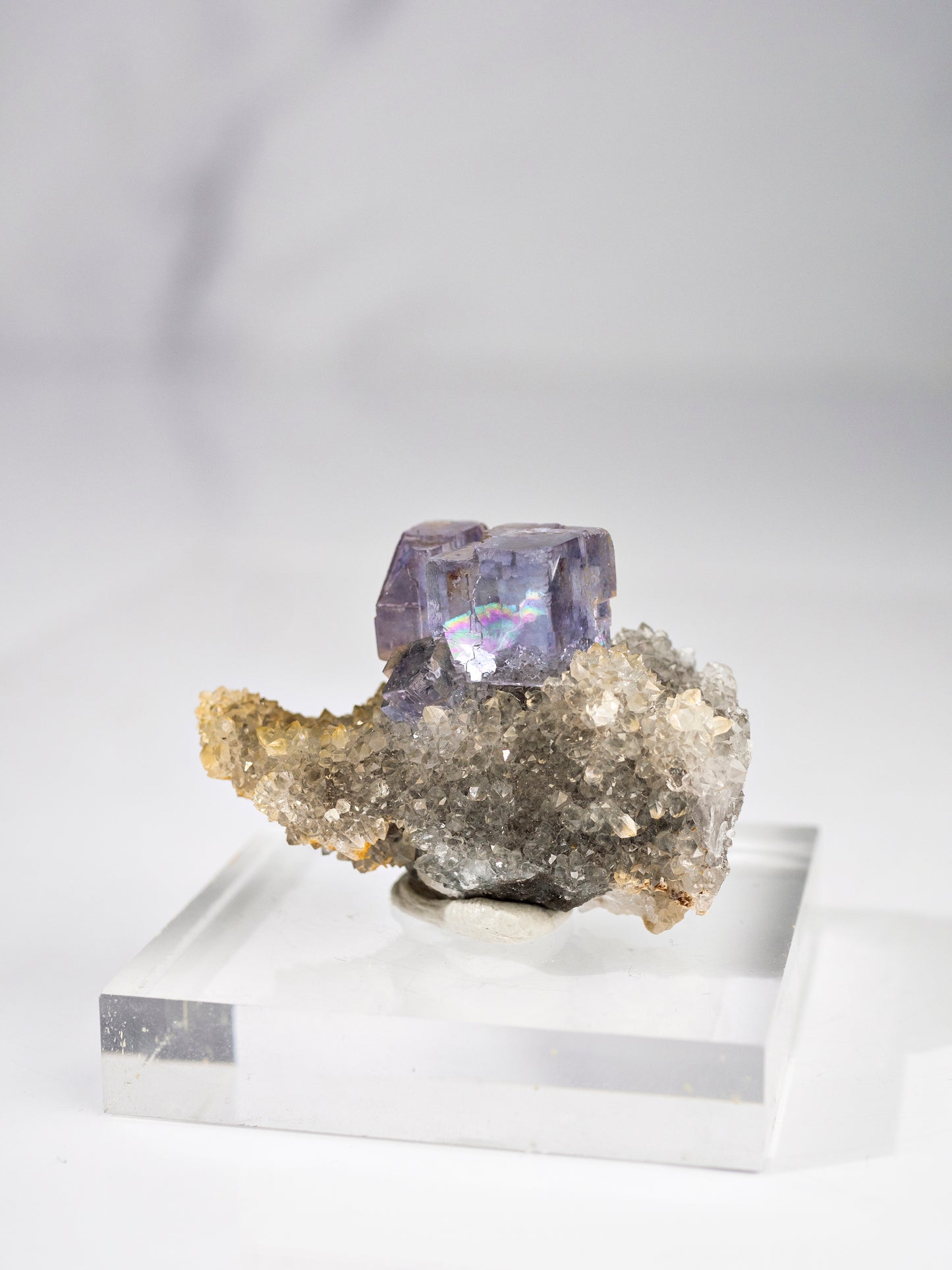 Fluorite and Quartz from La Viesca Mine, Spain