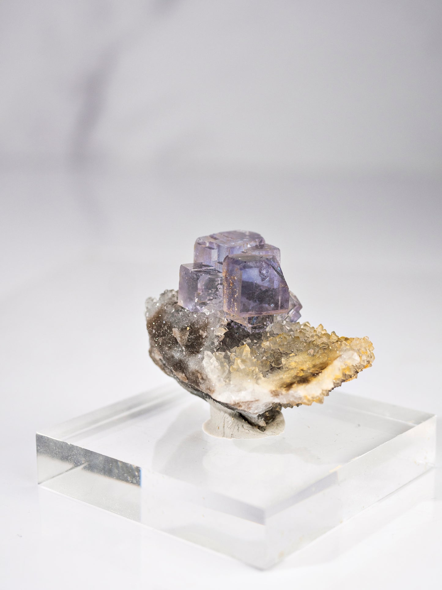 Fluorite and Quartz from La Viesca Mine, Spain