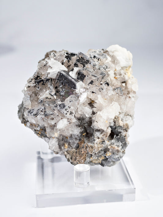 Fluorite, Chalcopyrite and Barite from Emilio Mine, Spain