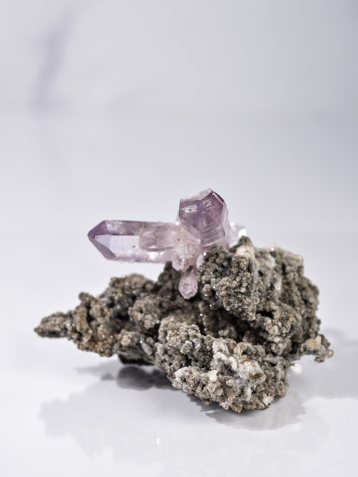 Amethyst on Matrix from Veracruz, Mexico