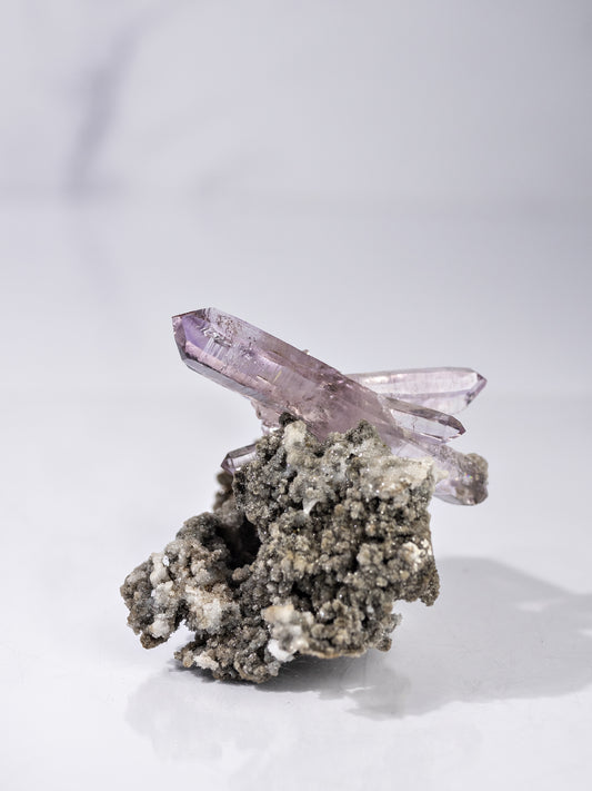 Amethyst on Matrix from Veracruz, Mexico