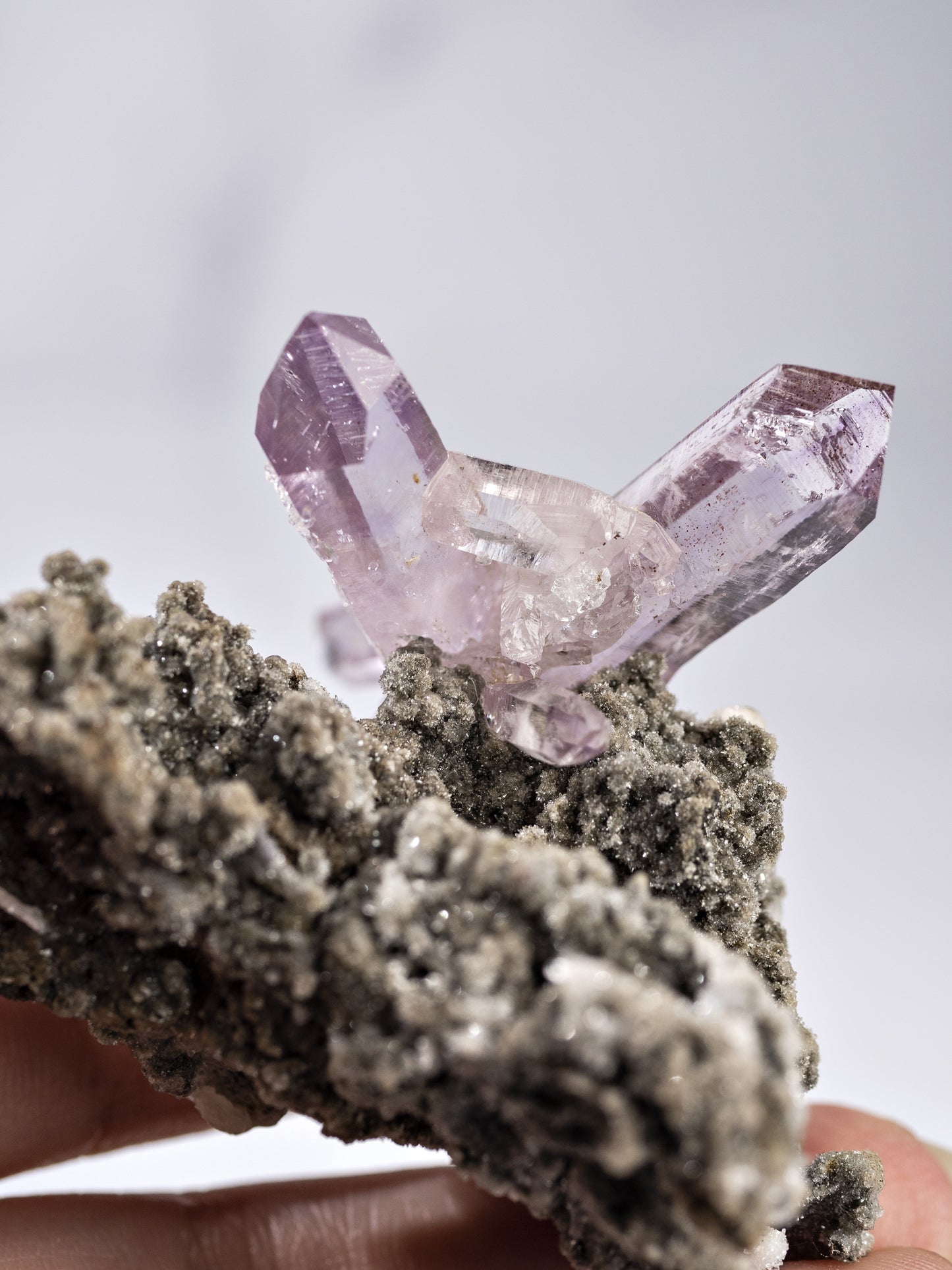 Amethyst on Matrix from Veracruz, Mexico