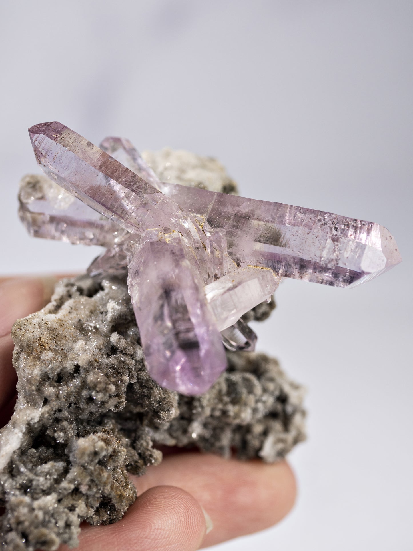 Amethyst on Matrix from Veracruz, Mexico