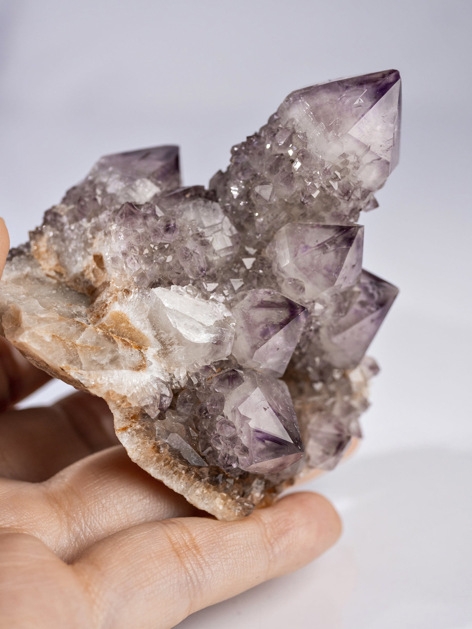 Deals Amethyst Spirit Quartz Crystal Cluster, South Africa