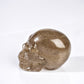 Golden Rutilated Quartz Skull