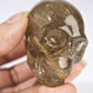 Golden Rutilated Quartz Skull