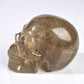 Golden Rutilated Quartz Skull