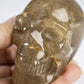 Golden Rutilated Quartz Skull