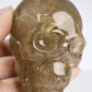Golden Rutilated Quartz Skull