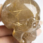 Golden Rutilated Quartz Skull