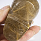Golden Rutilated Quartz Skull