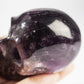 Gem Lepidolite Carved Skull