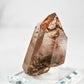 Red Rutile and Inclusion Semi-polished Point