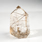 Silver Rutile in Quartz Polished Tower