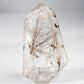 Silver Rutile in Quartz Polished Tower