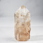 Silvery Gold Rutile in Quartz Polished Tower