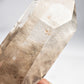 Silvery Gold Rutile in Quartz Polished Tower