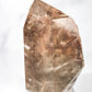 Silvery Gold Rutile and Inclusion in Quartz Semi-polished Tower