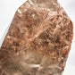 Silvery Gold Rutile and Inclusion in Quartz Semi-polished Tower