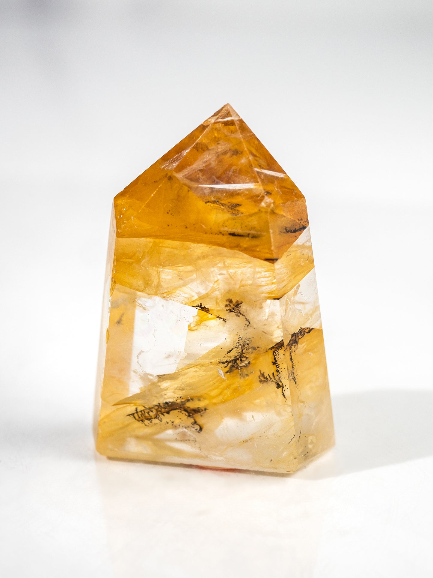 Dendritic Golden Healer Quartz Tower