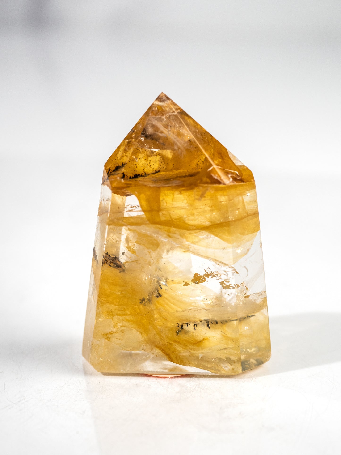 Dendritic Golden Healer Quartz Tower