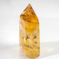 Dendritic Golden Healer Quartz Tower