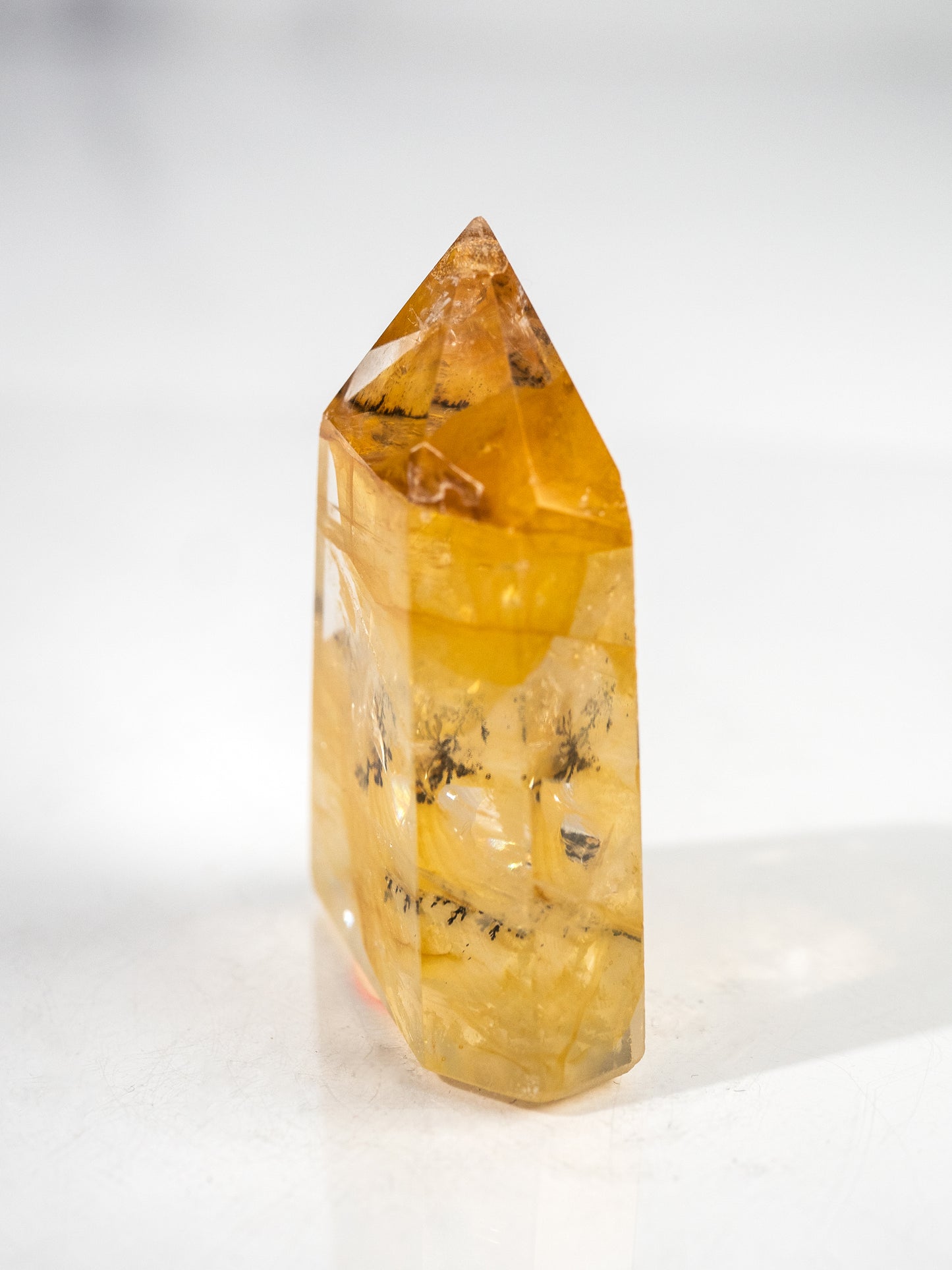 Dendritic Golden Healer Quartz Tower