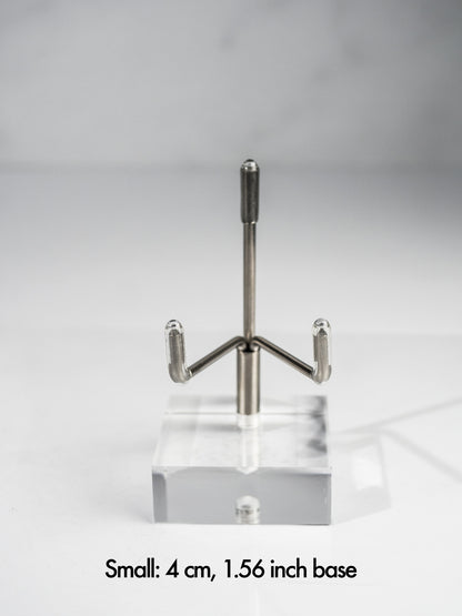 Adjustable Metal Arm Display Stand Easel on Acrylic Base