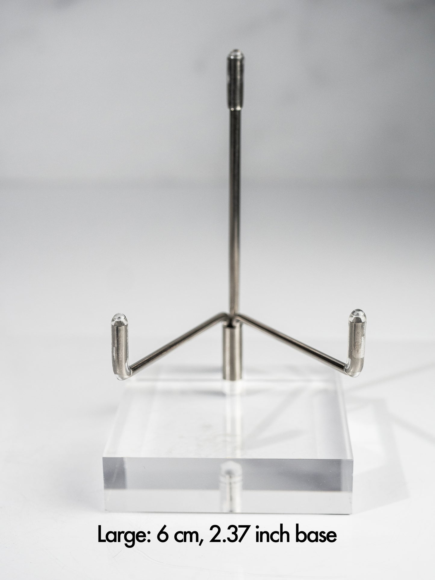 Adjustable Metal Arm Display Stand Easel on Acrylic Base