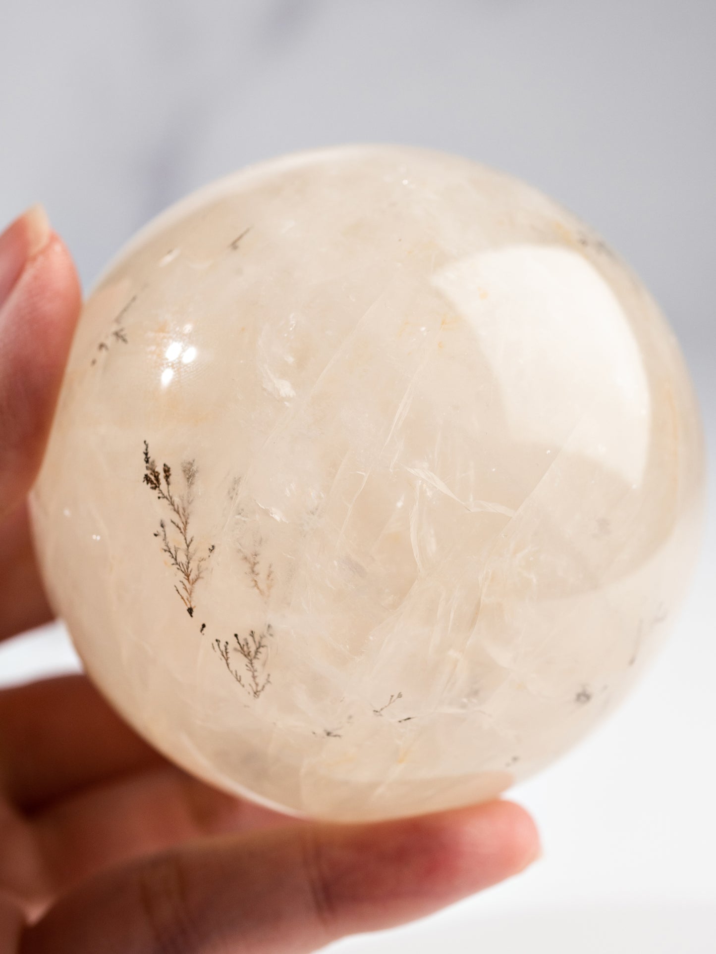 Dendritic Quartz Sphere