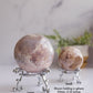 Silver Metal Sphere Display Stand