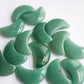 Small Green Aventurine Moon Carving