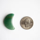 Small Green Aventurine Moon Carving
