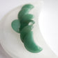 Small Green Aventurine Moon Carving