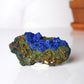 Azurite and Malachite on Matrix