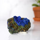 Azurite and Malachite on Matrix