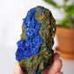 Azurite and Malachite on Matrix