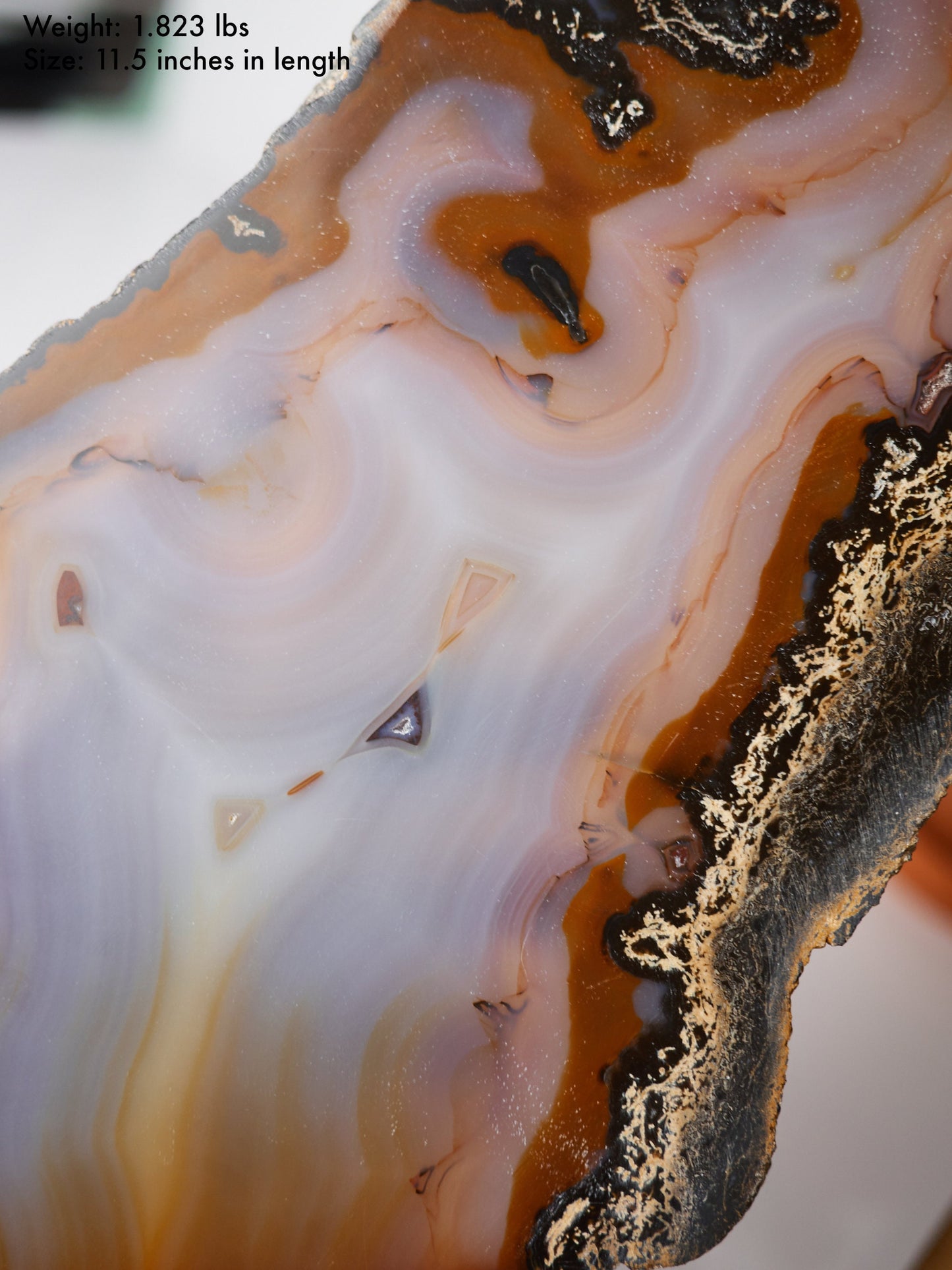 Natural Banded Agate Slab